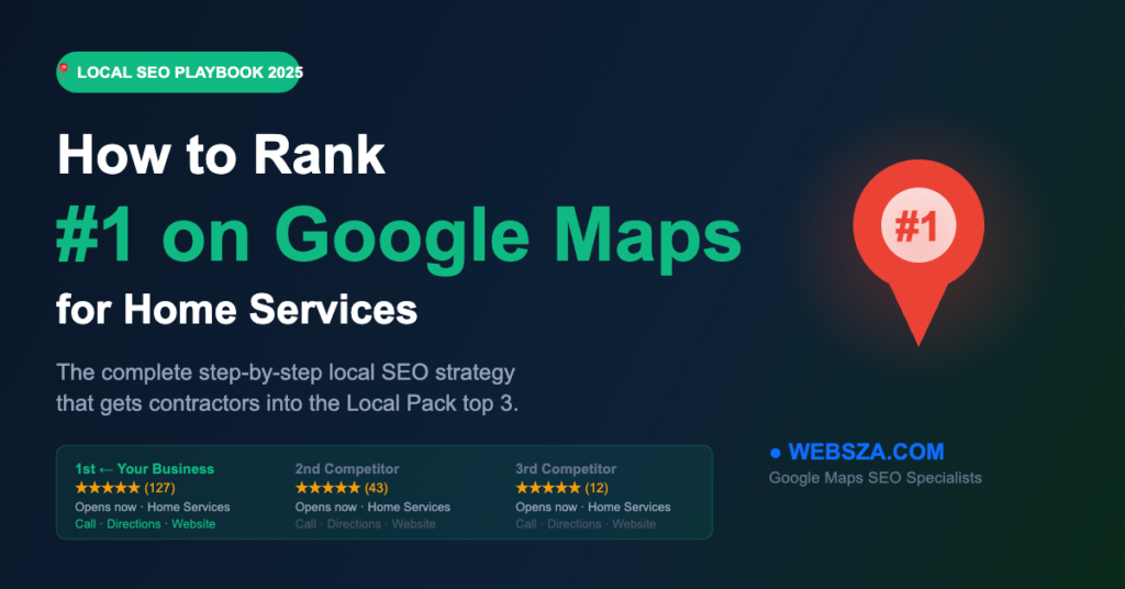 Google Maps local SEO for home services — rank #1 in Local Pack with proven Google Maps local SEO strategy