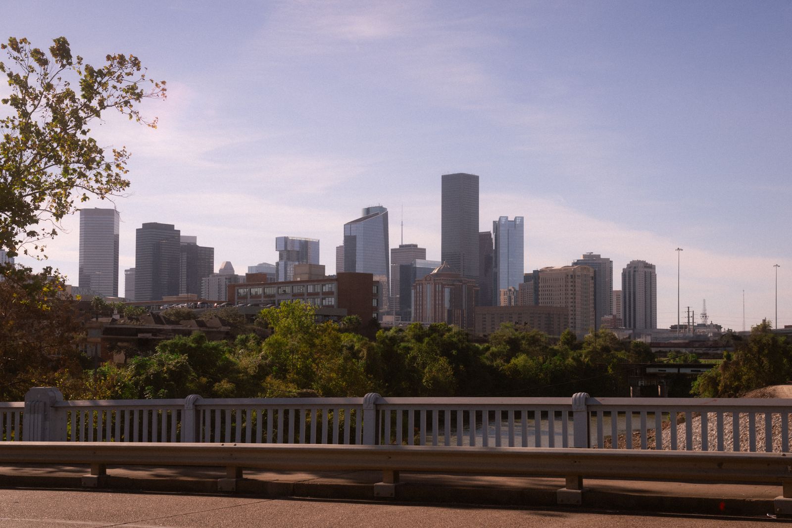 Downtown Houston Texas skyline - Houston SEO services for contractors by Websza
